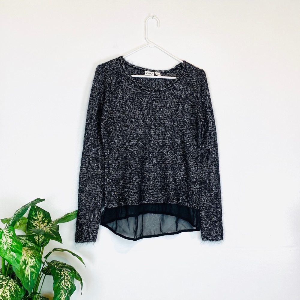 Cato Fuzzy Sparkly Sweater